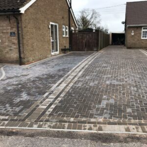 Two Block Paved Driveways in Sellindge, Kent