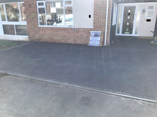 Tarmac Driveway with a New Step in Hythe, Kent