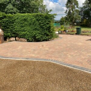 Block Paving Driveway and Patio in Charing, Kent