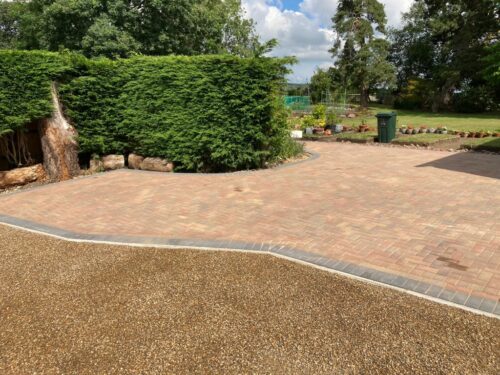 Block Paving Driveway and Patio in Charing, Kent