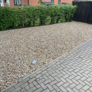 Gravel Driveway Extension and Tarmac Apron in Ashford