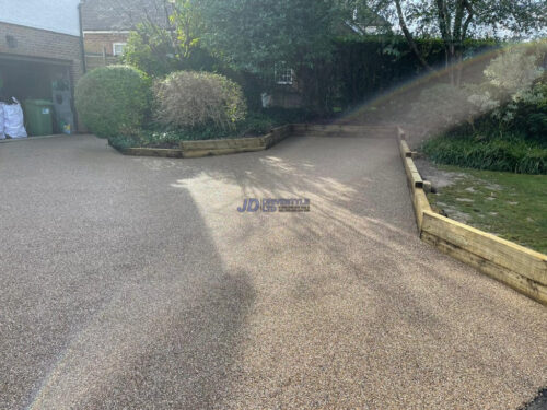 Resin Bound Driveway with Cobble Setts Edging in Tunbridge Wells