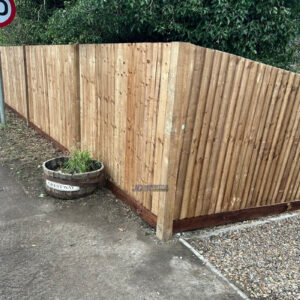 Wooden Fence with Gate in Cranbrook, Kent