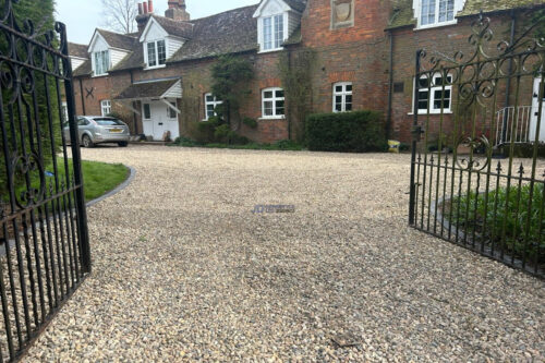 Gravelled Driveway With Brick Border In Camber Sands (8)