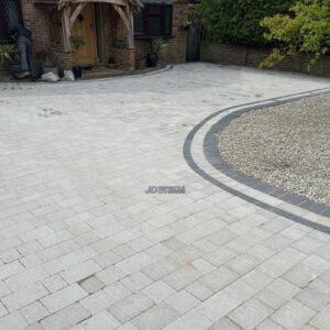 Driveway with 3-Size Block Paving Mix in Ashford, Kent