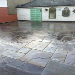 Indian Sandstone Patio in Sandgate, Folkestone