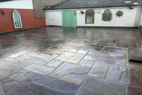 Indian Sandstone Patio in Sandgate, Folkestone (10)
